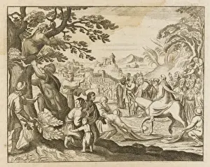 New Testament Art Prints Drucke: Jesus Rides to Jerusalem