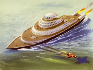 Jet Propulsion Technology Drucke: Jet-Propelled Steamship