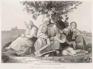 Nebuchadnezzar II Drucke: Jews in Captivity - 2