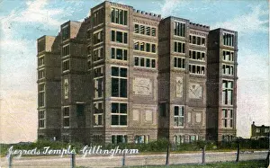 Historische Denkmäler Drucke: Turm von Jezreel in Gillingham im Graafschap Kent