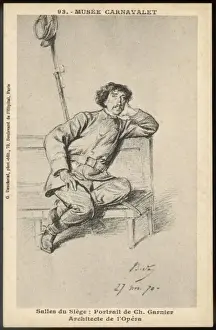 Charles Garnier Architect Drucke: Jlc Garnier / Postcard
