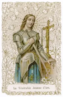 Joan Of Arc Portrait Drucke: Joan of Arc (Card)