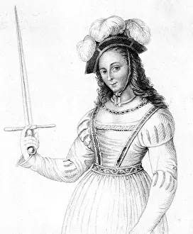 Female Warrior Art Drucke: Joan of Arc / Cooper