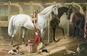 Horse Racing Images Drucke: The jockeys prayer