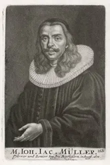 Historical Figures In Germany Drucke: Johann Jacob Muller