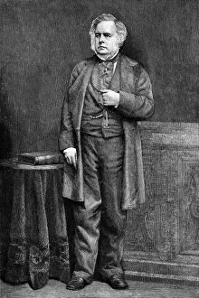 Victorian Era Politicians UK Drucke: John Bright (Full Length