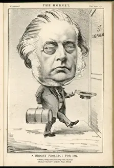 Victorian Statesman Drucke: John Bright (Hornet)