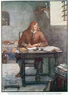 John Bunyan inhaftiert.