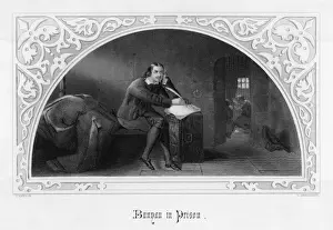Historical Figure Prints Drucke: John Bunyan / In Prison