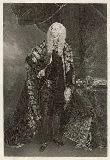 Irish Statesman Portrait Drucke: John Earl of Clare