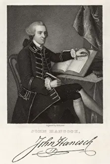 18th Century American Art Drucke: John Hancock