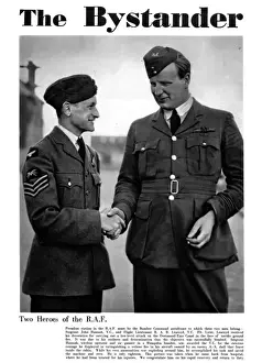 WW2 Aviation History Drucke: John Hannah and Roderick Learoyd