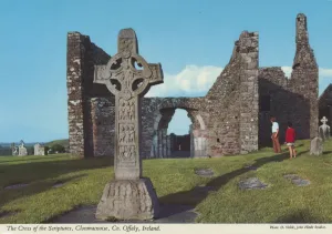John Hinde Postcard Collection Drucke: The Cross of the Scriptures, Clonmacnoise, County Offaly