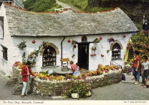 Cornwall Tourist Attractions Drucke: The Pixie Shop, Boscastle, Cornwall