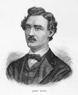Burke And Wills Expedition Drucke: John King / Explorer