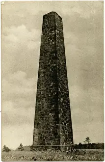 East Sussex Drucke: John Mad Jack Fullers Obelisk Die Brightling Nadel, Sussex
