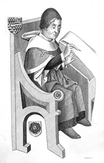 Drucke von Hans Rous Antiquar von Warwick Datum: 1411-1491 John Rous Drucke: Hans der Rabe