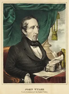 United States Presidents List Drucke: John Tyler