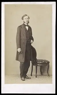 Victorian Era Scientist Drucke: John Tyndall / Caldesi Cdv