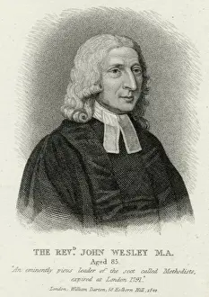 18th Century Clergyman Drucke: John Wesley / Darton