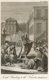Old Testament Prophets Artwork Drucke: Jonah Preaches