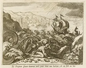 Old Testament Events Drucke: Jonah Regurgitated