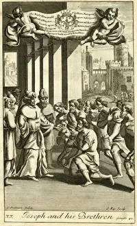 Bible Story Illustrations Online Drucke: Joseph and his brethren