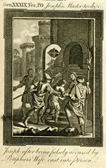 Thomas Bankes Artwork Drucke: Joseph cast into prison