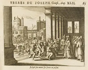 Historical Bible Events Drucke: Joseph Imprisons Bros