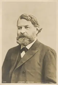 19th Century Musicians Drucke: Joseph Joachim / Postcard