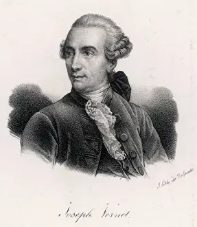 Historical French Artists Drucke: Joseph Vernet