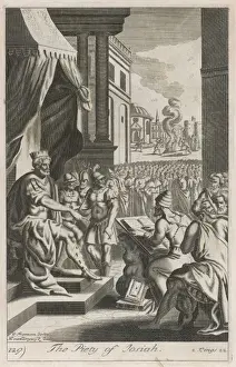 Old Testament Art Prints Drucke: Josiah and the Book