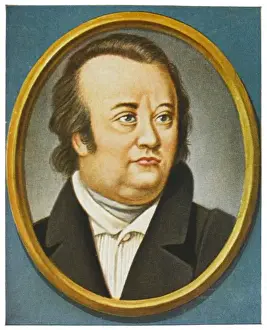 19th Century Writer Drucke: Jp Richter / Miniature