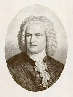 Johann Sebastian Bach Drucke: Johann Sebastian Bach, Portrait