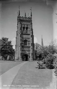 Worcestershire Landmarks Drucke: The Bell Tower, Evesham