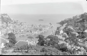 Cornish Coastline Photography Drucke: View of Looe from the Points