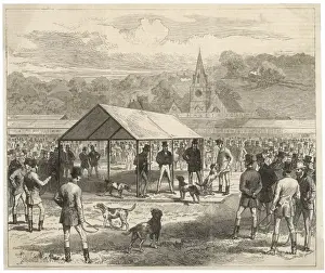 Horse Racing Events Drucke: Judging Foxhounds