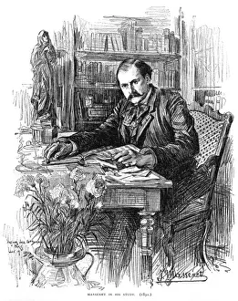 French Opera Composers Drucke: Jules Massenet in Study