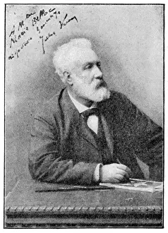 Classic Literature Art Prints Drucke: Jules Verne / Herbert