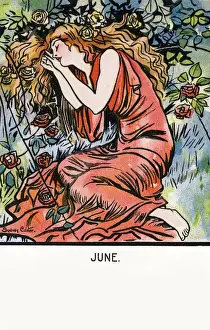 Roman Goddess Flora Drucke: June. Goddess Flora