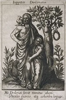 Ancient Greek Gods Artwork Drucke: Jupiter Dodoneus
