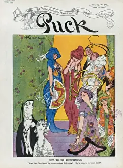 Vintage Cartoon Style Art Drucke: Just to be conspicuous