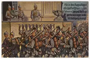 World War One Military Leaders Drucke: Kaiser & Troops / 1915