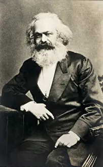 Karl Marx / Briefkarte