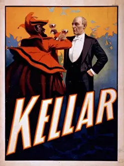 Vintage Magic Posters Drucke: Kellar