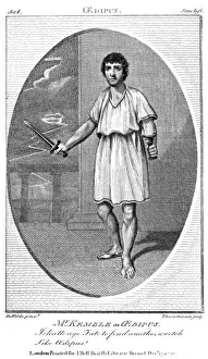 Classic Theatre Performances Drucke: Kemble as Oedipus