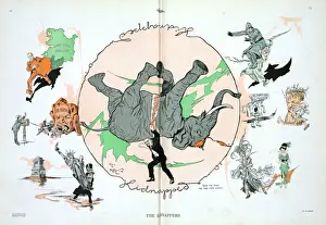 Theodore Roosevelt Cartoon Drucke: The kidnappers