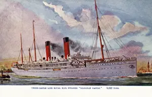 Union Castle Line Drucke: KILDONAN CASTLE