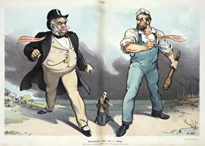 Puck Magazine Illustrations Online Drucke: Between two of a kind