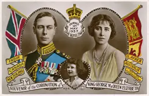 König Georg VI - Krönen-Sammler-Postkarte